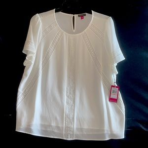 NWT Vince Camuto white blouse.